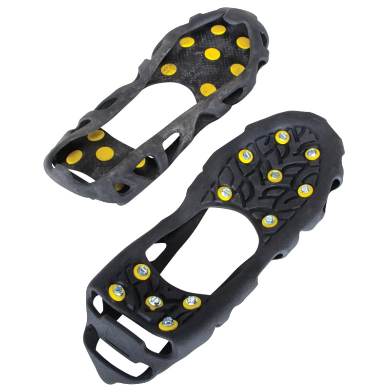 Semelles antidérapantes complètes à crampons noires, M (paire)