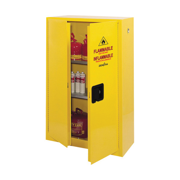 Armoire 2 portes pour produits inflammables 43" L X 65" H X 18" P