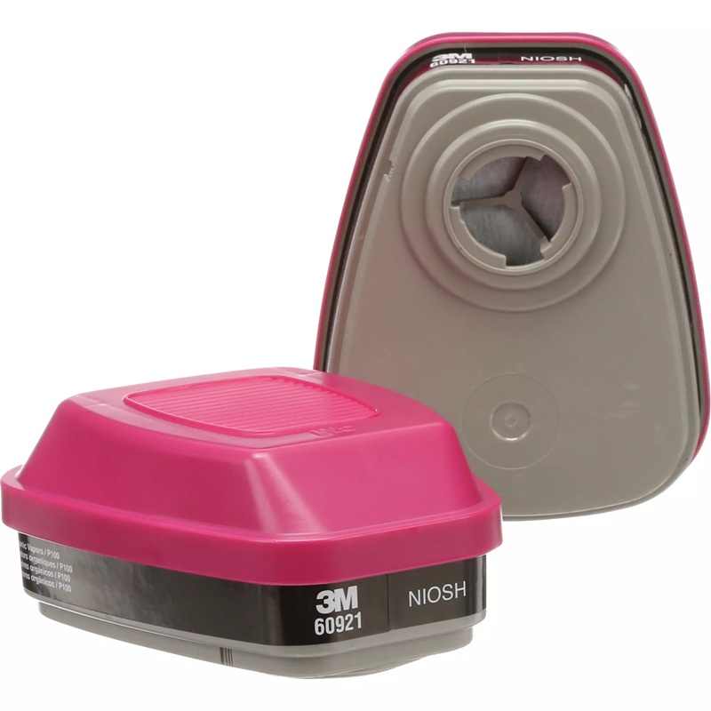 3M™ 60921 organic vapour cartridge / filter combo class P100