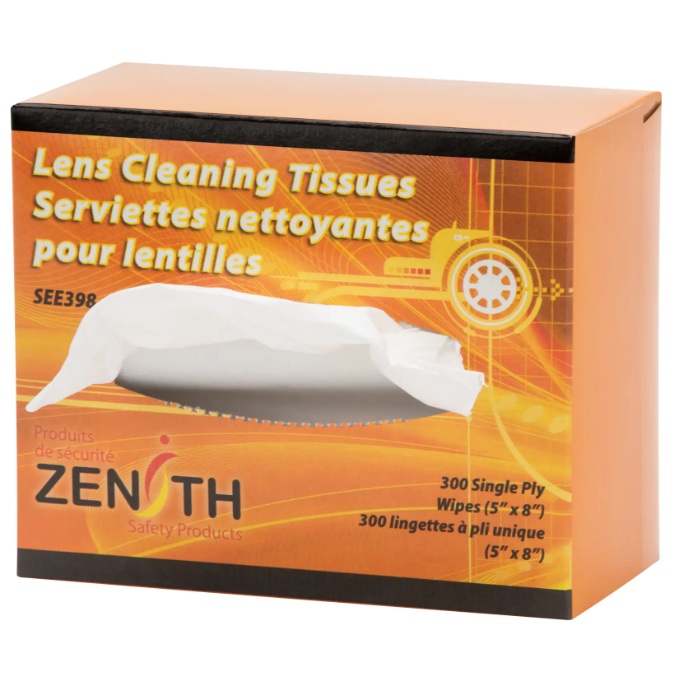 Serviettes nettoyantes Zenith® pour lentilles