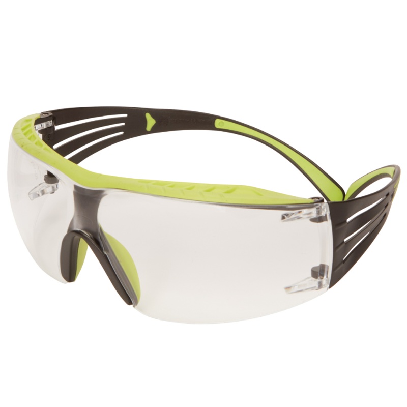 Lunettes de sécurité sans monture 3M™ SecureFit™ avec protections et lentilles claires