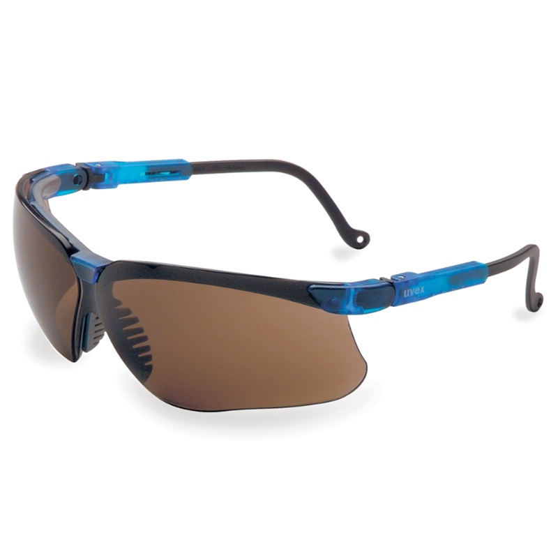 Lunettes de sécurité à monture partielle Uvex Genesis® avec lentilles espresso