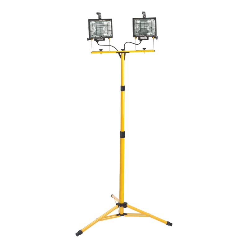 Projecteur double halogène 16 000 lumens 500 W 2 ampoules incluses