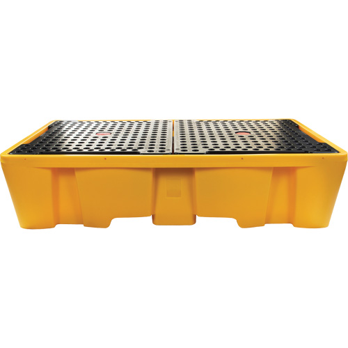 Palette de déversement double pour réservoirs IBC 89 po X 57.5 po X 23 po