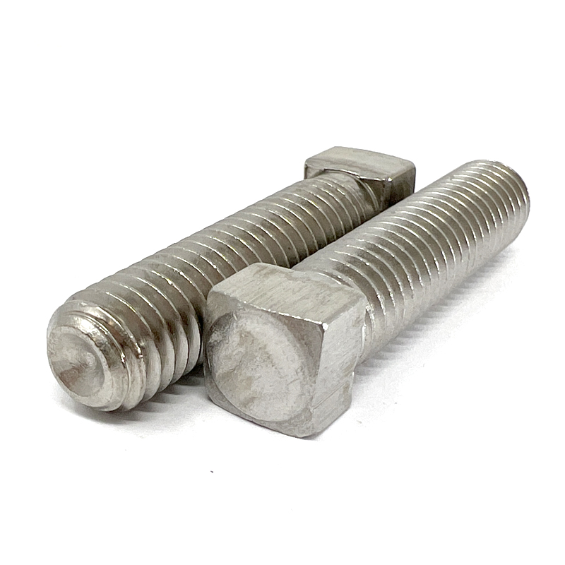 Square head cup point set screw 1/4-20 X 1/2 UNC stainless steel