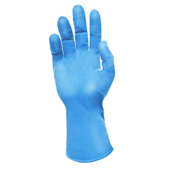 Gants jetables de qualité médicale en nitrile BluRite™ 8.5 mil 12 po bleus, S