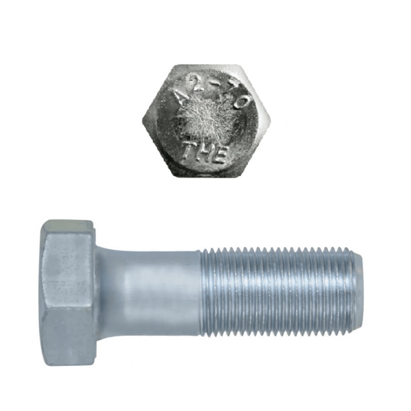 Boulon hex 3/8-24 X 2 UNF acier inoxydable (304 / 18-8) (PT)