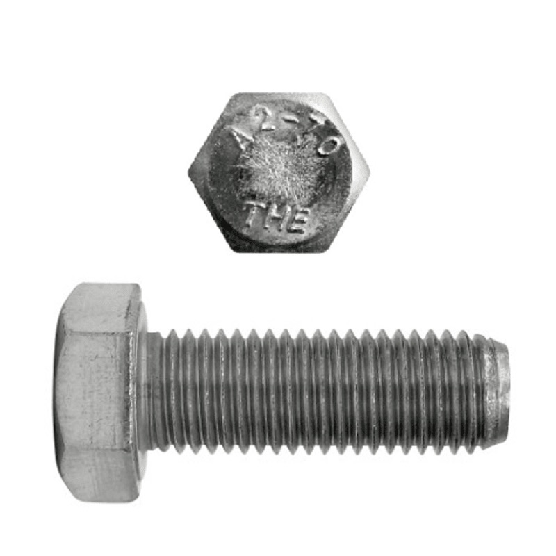 Boulon hex M3 X 0.50 X 8mm UNC DIN 933 acier inoxydable (304 / 18-8) (FT)