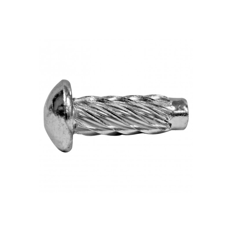 Fausse vis type U tête ronde 0 X 1/4 acier inoxydable