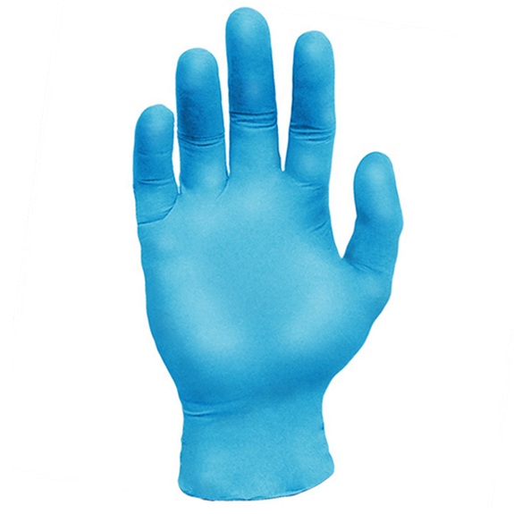 Gants jetables de qualité médicale Nitech EDT® 5 mil bleus, S