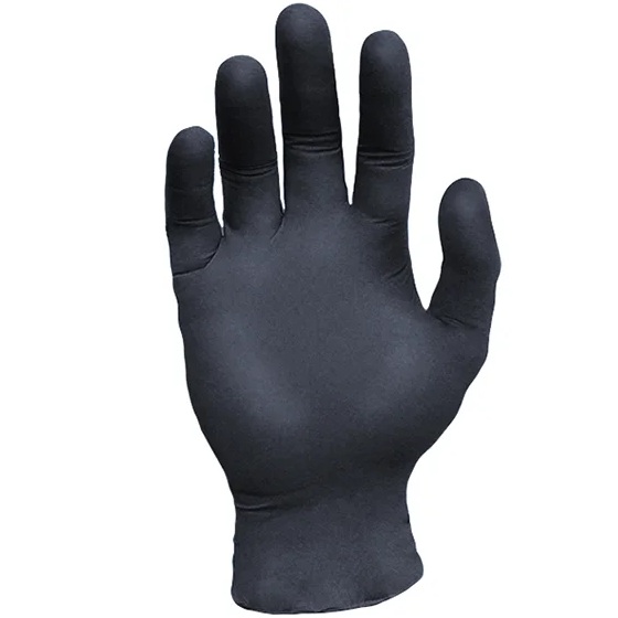 Gants jetables de qualité médicale en nitrile Sentron™ 6 mil noirs, M
