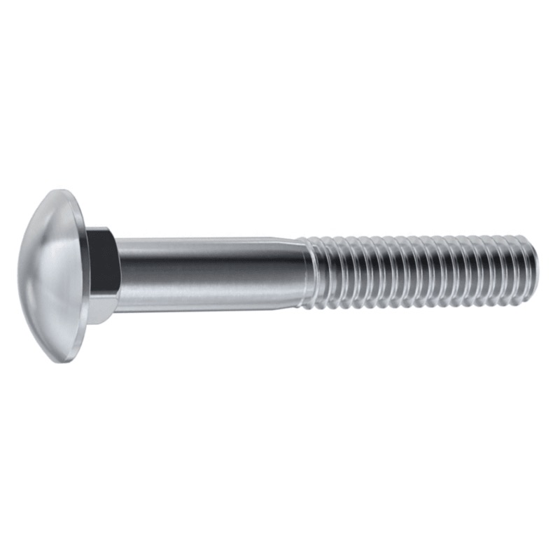 Carriage bolt 3/8-16 X 7 UNC stainless steel (304 / 18-8) (PT)