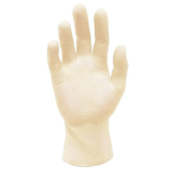 Gants jetables de qualité médicale en latex LE2 4 mil beiges, S