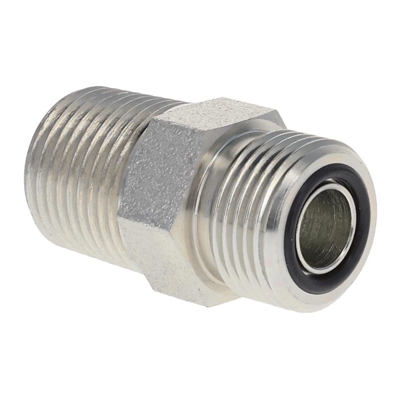 Adaptateur Weatherhead en acier droit 3/4 M-ORFS X 1 po M-NPT