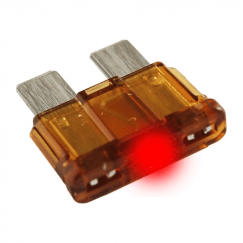 Fusible à lamelles ATO / ATC 32V 5A tan avec indicateur lumineux