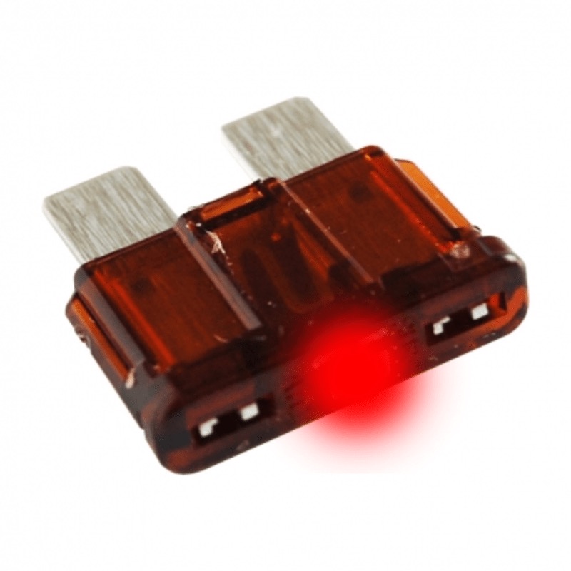 Fusible à lamelles ATO / ATC 32V 7.5A brun avec indicateur lumineux