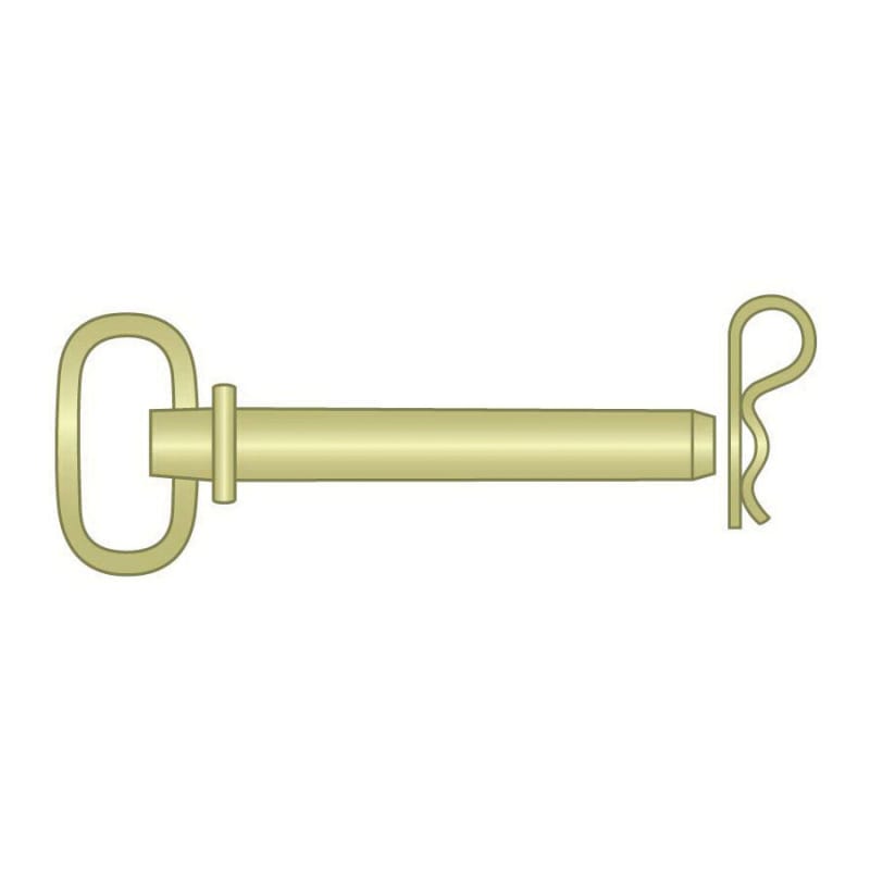 GOUPILLE D'ATTELAGE 1 X 7 POIGNEE PLIANTE RONDE
