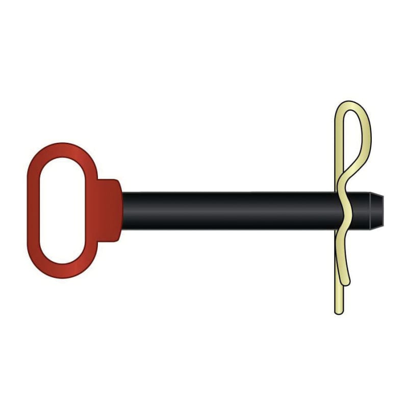 HITCH PIN VYNIL HANDLE 3/8 X 4