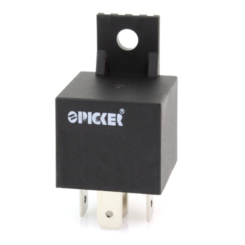 Relais double SPST (contacts 87 et 87b isolés) 5 contacts NO 2 X 30A 12V avec support de montage en plastique