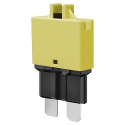 Disjoncteur à lamelles ATO / ATC profil bas 20A 32V type 3 en plastique
