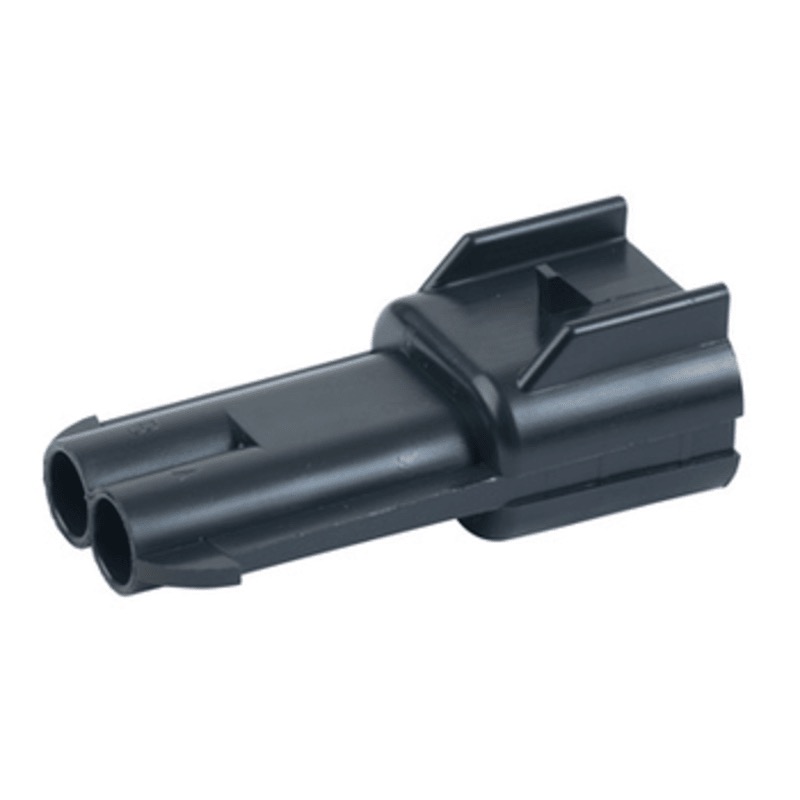 Boîtier femelle (shroud) 2 cavités pour GM Metri-Pack série 280 (15300002)