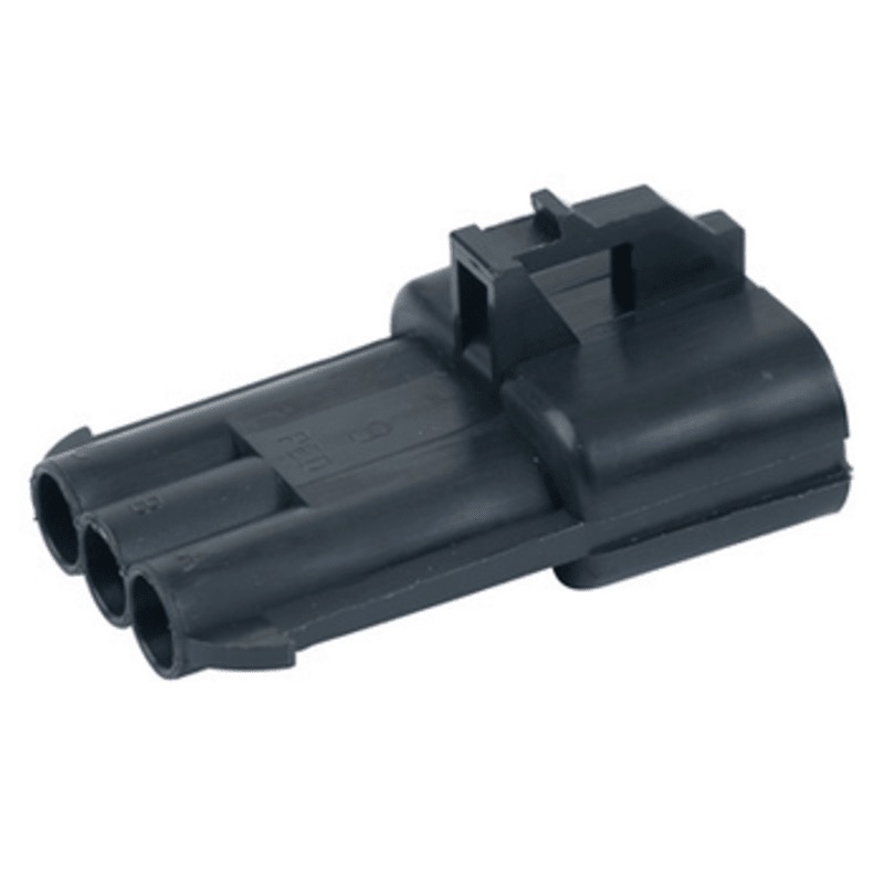Boîtier femelle (shroud) 3 cavités pour GM Metri-Pack série 280 (15300003)