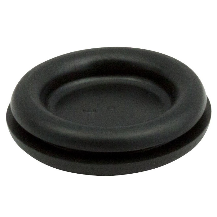 SBR closed grommet 3/8 in O.D. black