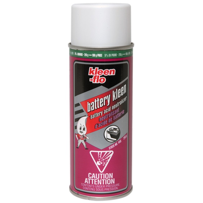 KLEEN-FLO BATTERY KLEEN battery acid neutralizer (210 g aerosol)