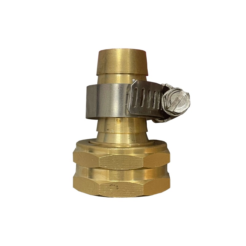 Hose connector repair, female, brass, PRO flow