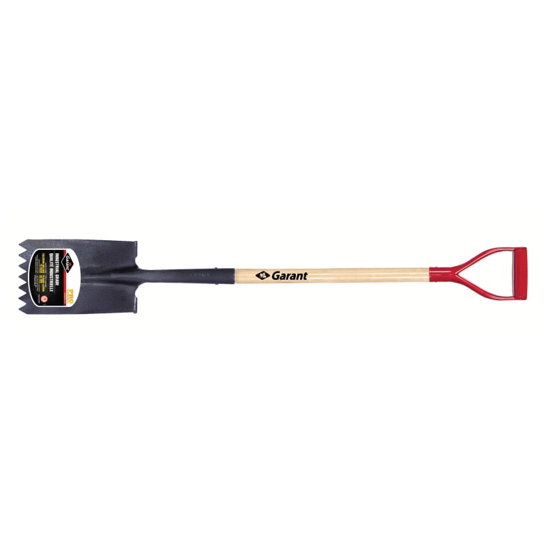 Roofer's spade, notched blade, dh