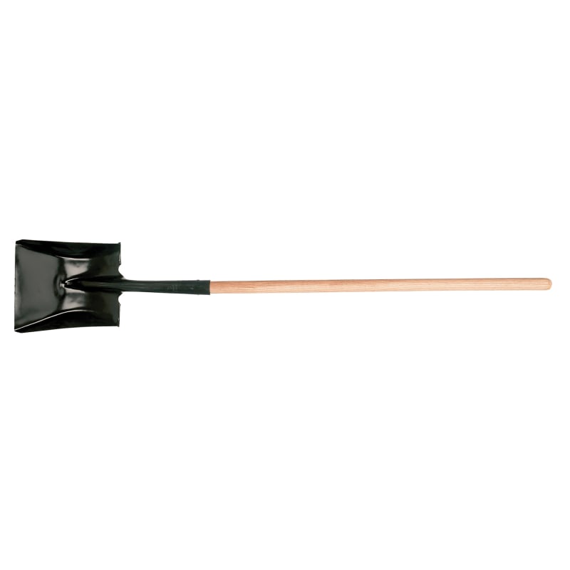 Square shovel with wooden handle 55 in L X 9.5 in W
