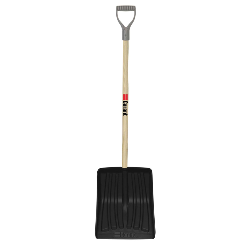 Snow shovel with 14 in wide blade