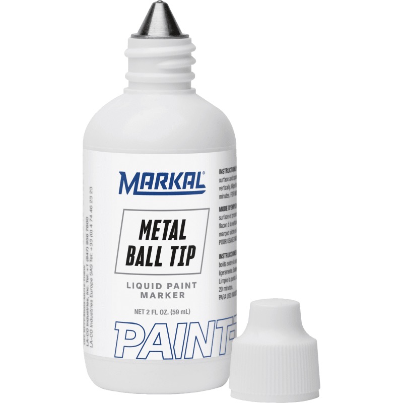 BALL POINT MARKER BOTTLE WHITE