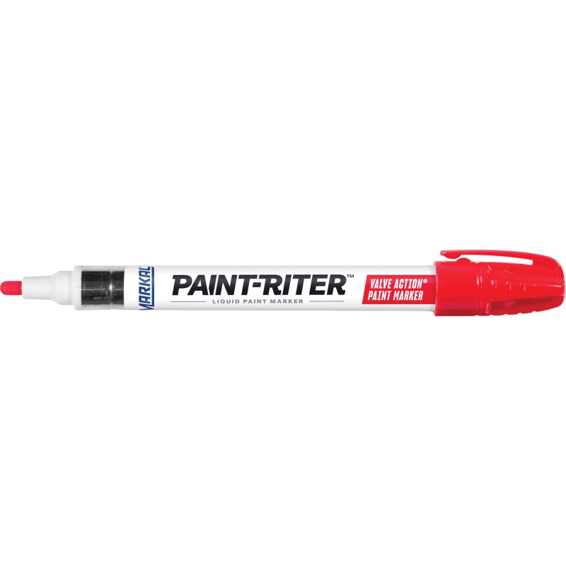 Markal® Paint-Riter® Valve Action® red paint marker