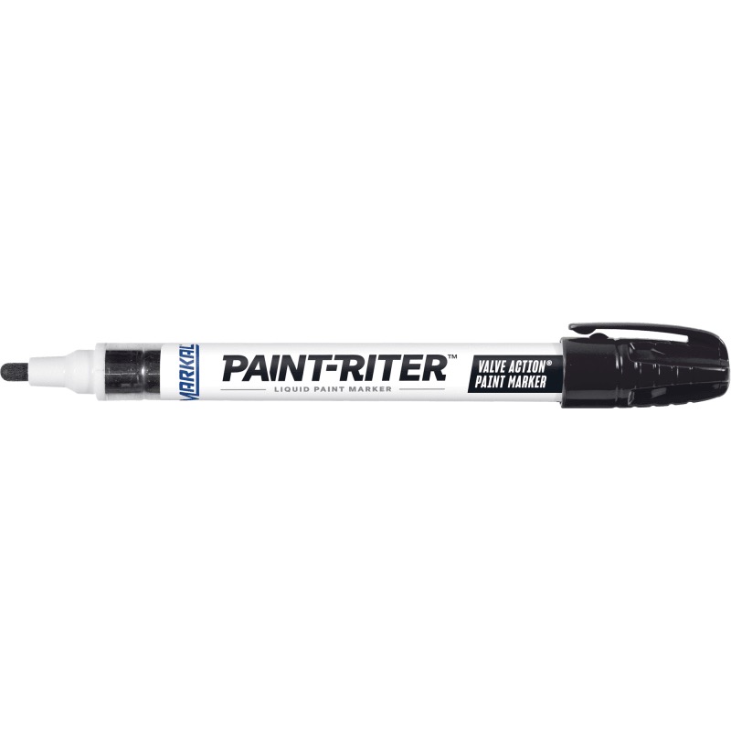 Markal® Paint-Riter® Valve Action® black paint marker