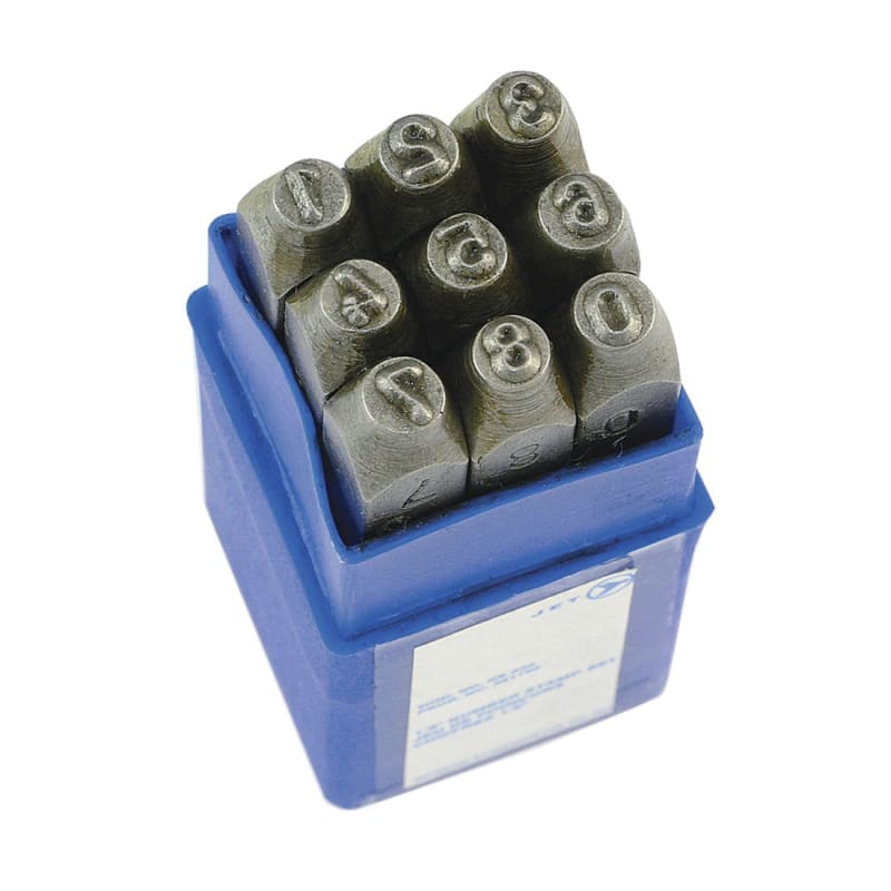 Jeu de poinçons à chiffres de 5mm