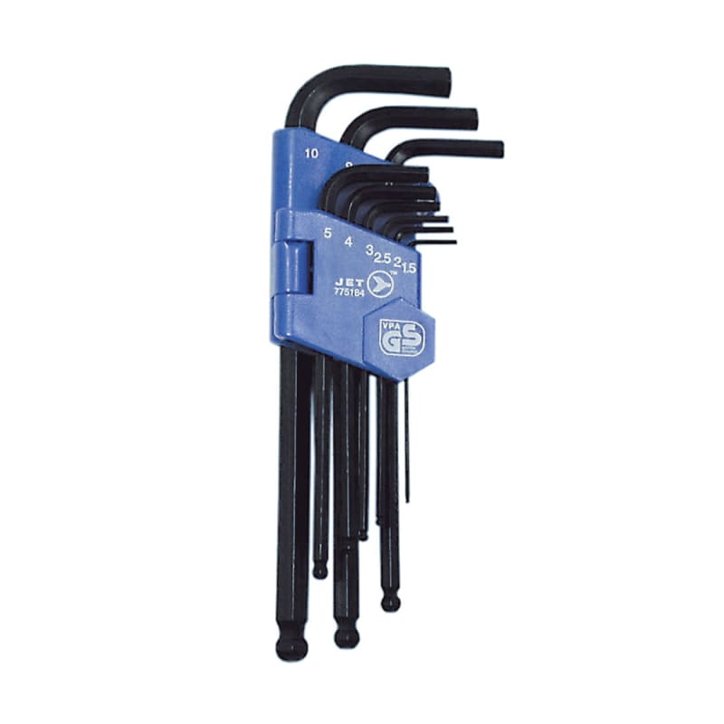 Hex Key Set - Chrome Vanadium - Long Arm - Metric - 9PC