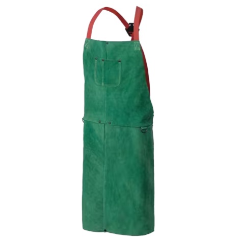 Tablier de soudage vert, taille unique