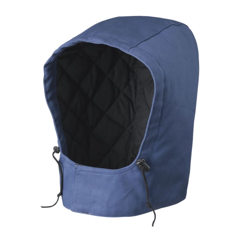 Capuche bleue pour vêtements de sécurité ignifuges et homologués contre les arcs électriques
