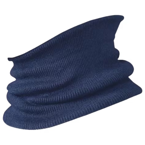 Doublure tubulaire bleu marine pour casque de sécurité