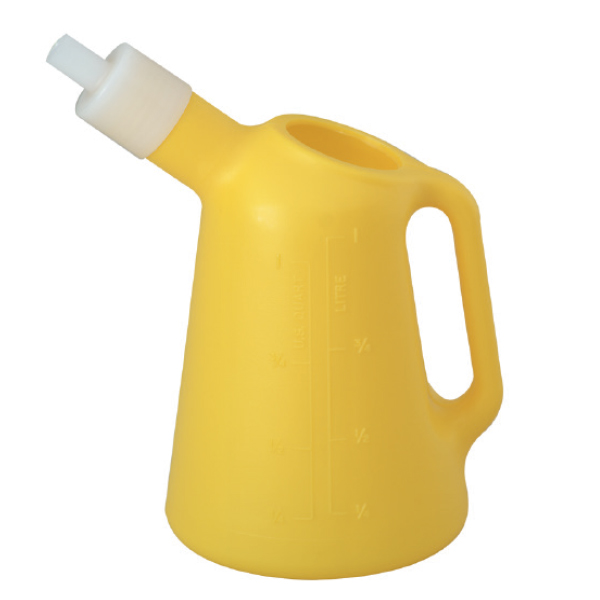 BOUTEILLE A MESURER 32oz.JAUNE