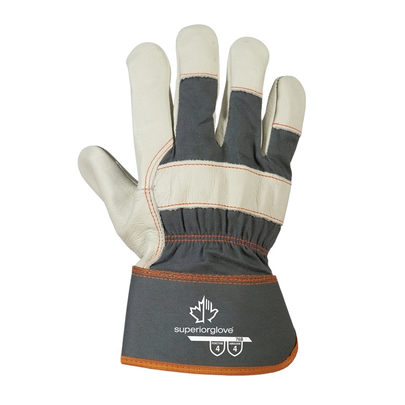 Endura® cowhide leather fitter style gloves, S