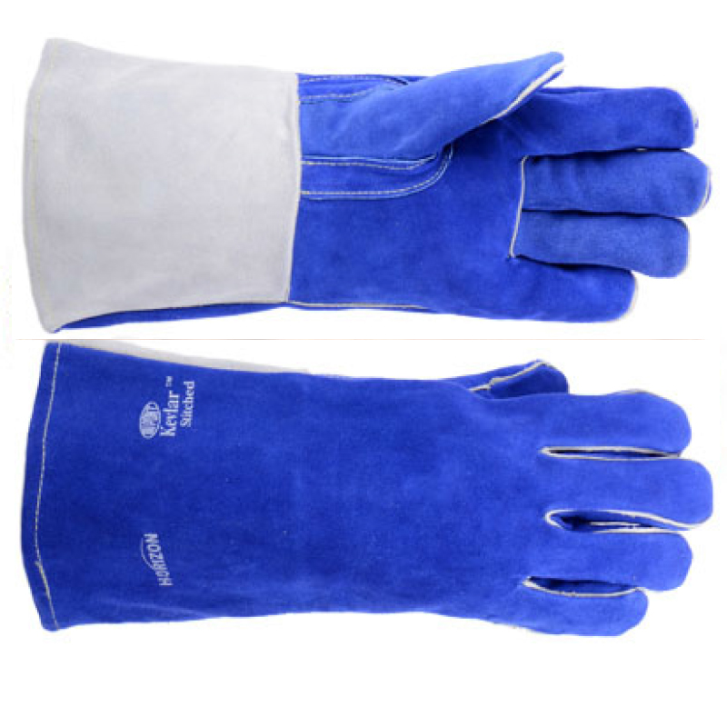 GANTS SOUDEUR BLEU ROYAL COUTURE KEVLAR