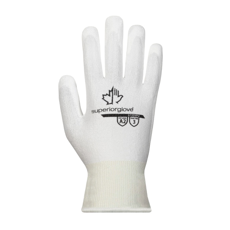 Gants enduits à faible peluchage TenActiv™ sécuritaires pour les aliments avec paumes non marquantes, S