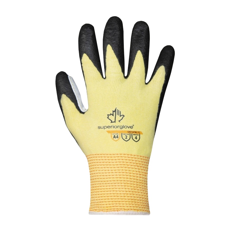 Gants enduits ParaActiv™ avec protection contre les coupures et renfort en cuir à la base du pouce, M