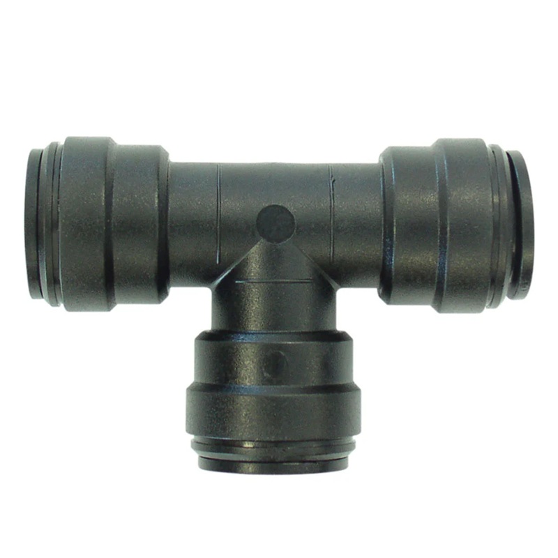 AIRLINE push-to-connect acetal tee union 15 mm tube