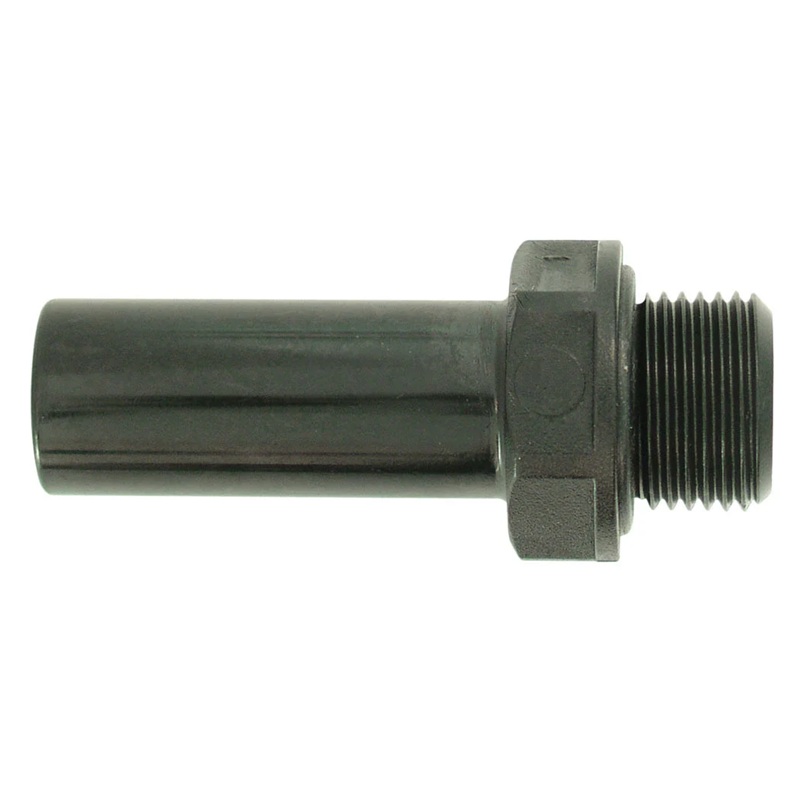AIRLINE push-to-connect acetal adapter 22 mm tube X 1/2 M-BSPP