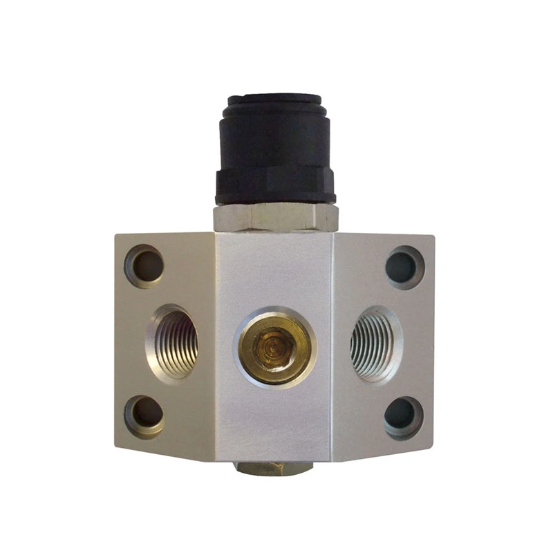 AIRLINE 3 port aluminum wall manifold 3/8 F-NPT for 22 mm pipe