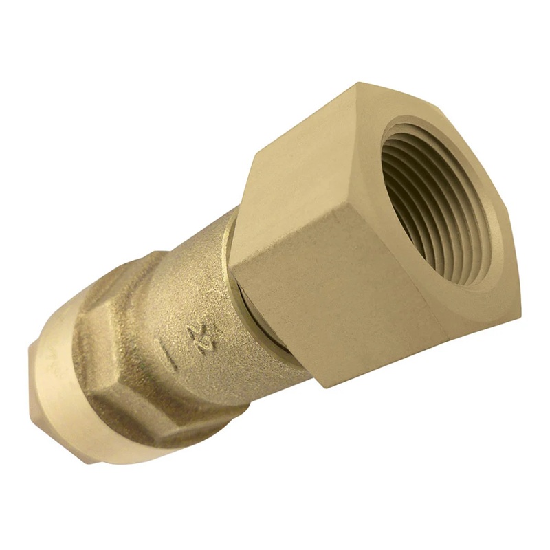 QUICKLINE push-to-connect brass adapter 22 mm tube X 3/4 F-NPT