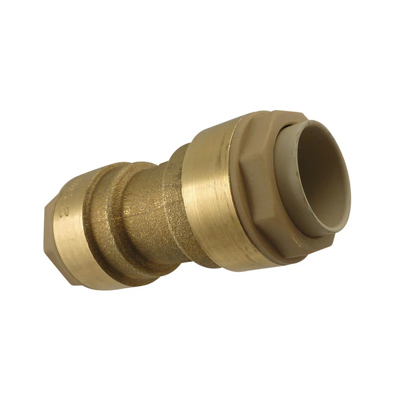 QUICKLINE push-to-connect brass straight union 15 mm tube